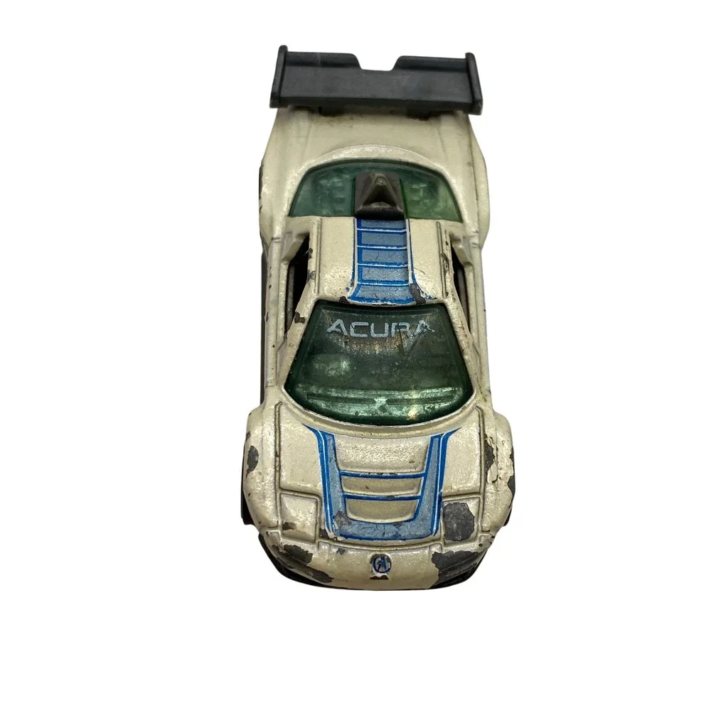 Hot‎ Wheels Acura NSX White Blue 22 Racing K Cao M Cheung Diecast Car Malaysia